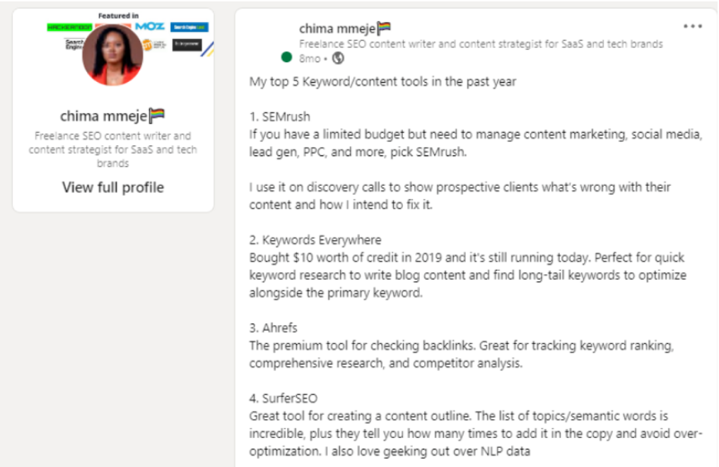 图片[21]-分享一位来自海外用户亲身实践并分享的LinkedIn领英营销策略！请做好笔记！-巨量笔记